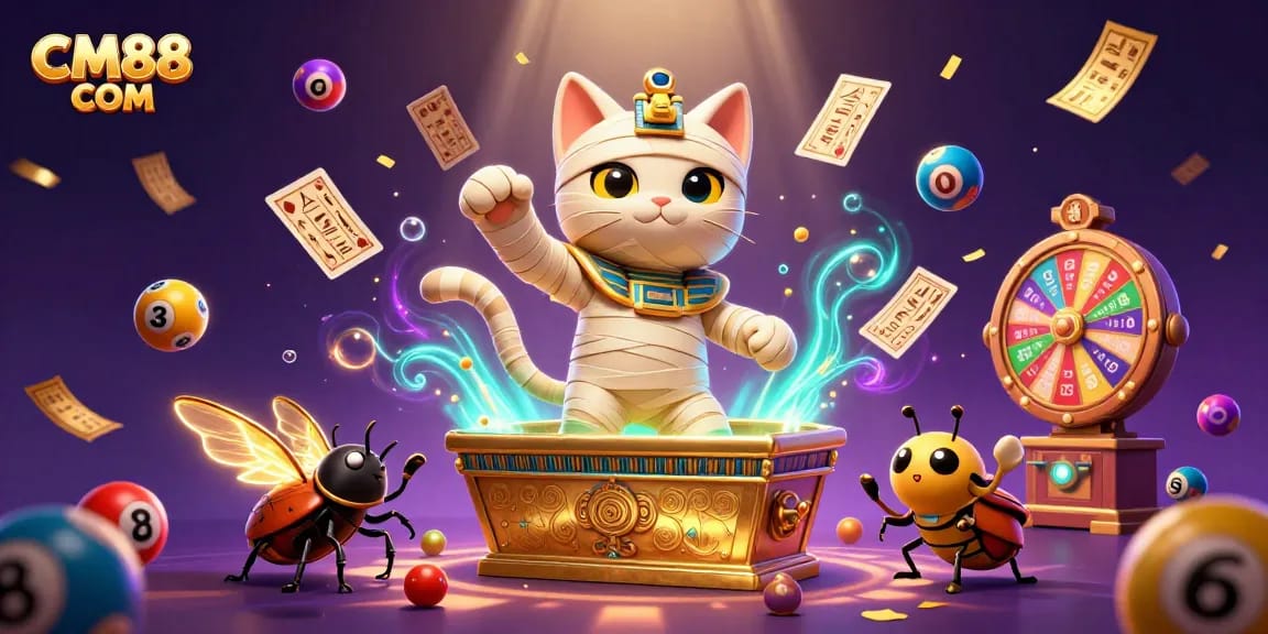 Experience thrilling wins at CM88 COM with an Egyptian mummy cat casino adventure, bursting with dynamic game elements.