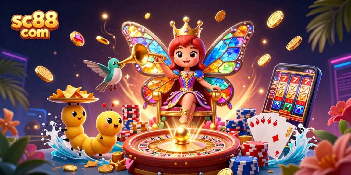 Engage with sc88 com's vibrant casino world filled with colorful characters and dynamic game elements.