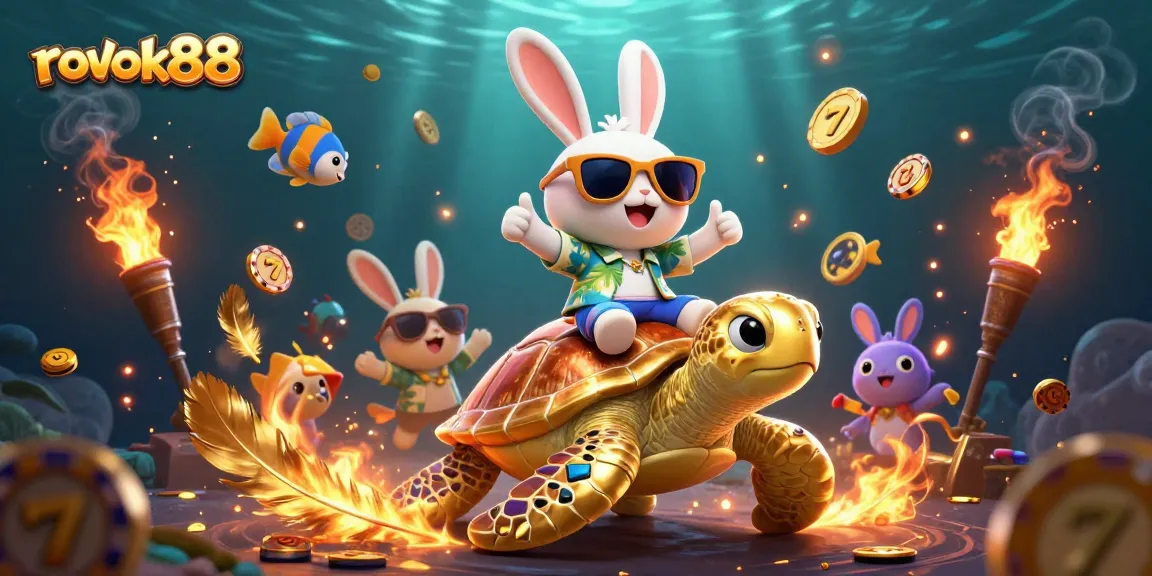 Experience the excitement of rokok88 while diving into a vibrant gaming scene with colorful characters and lively elements.