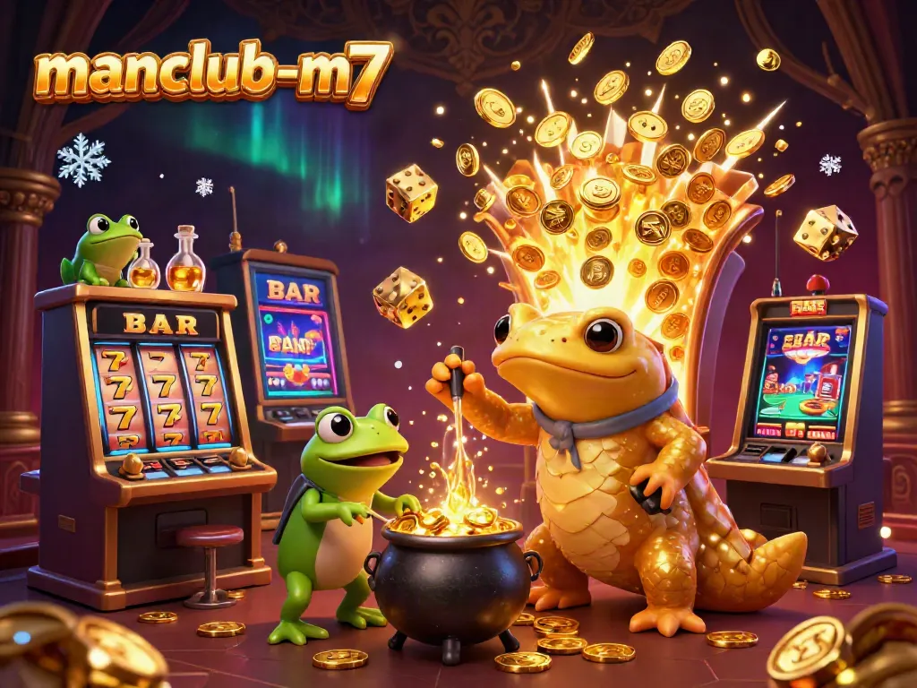 Experience the vibrant world of manclub-m7 as golden salamander alchemist creates wealth in a lively casino