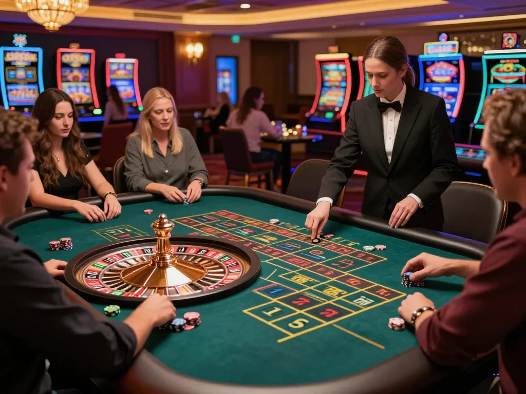 Experience the thrill of 33WIN at an upscale roulette table with dynamic gameplay.