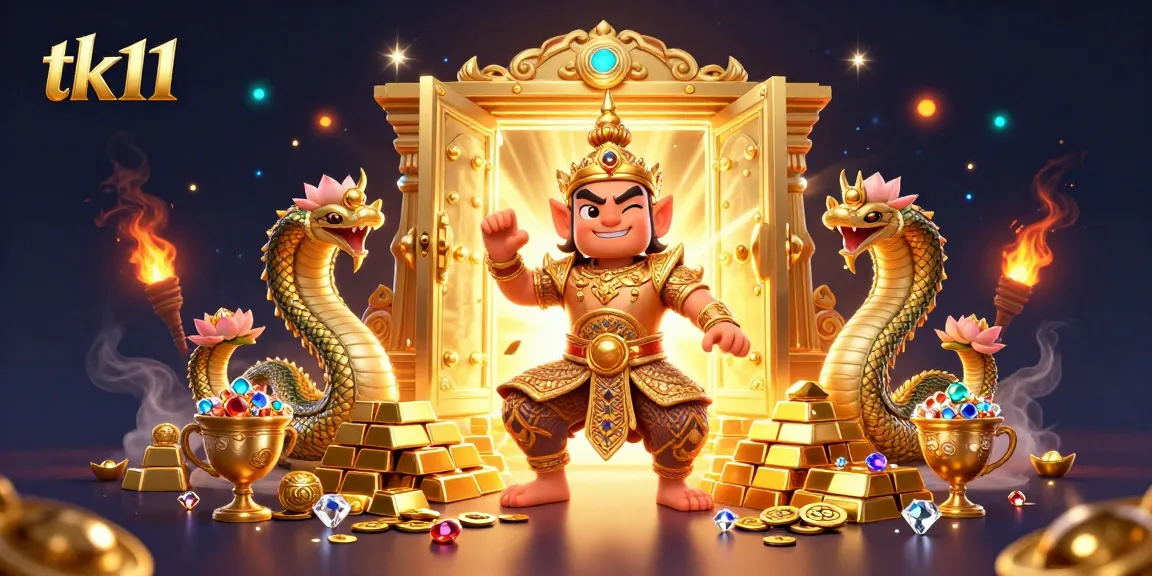 Experience winning moments at tk11 with lively 3D illustrations capturing casino excitement.